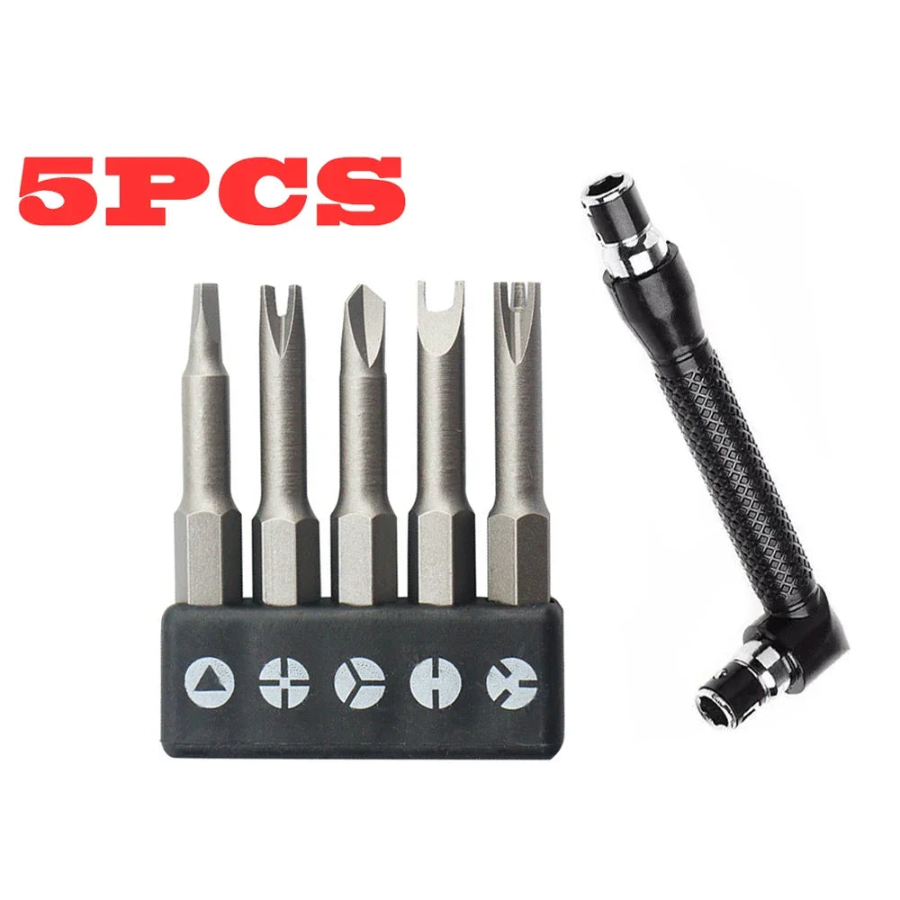Screwdriver Bit Tool Kit Special-shaped Screwdriver Set 50mm U-shaped Y-Type Triangle Inner Cross Three Points