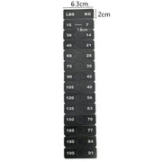 1pc Fitness Equipment Weight Stickers 4.5/7-91/120kg 5-103kg 5-162.5kg Weight Stack Labels Sticker Gym Counterweight Block Parts