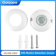 Smart Home Mini Motion Sensor Switch AC 220-240V Ceiling Infrared Human Body PIR Sensor Smarthome For Stairs Corridor Washrooms