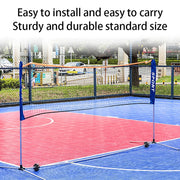 Train Like a Pro: Easy Setup 3.1/4.1/5.1/6.1m Outdoor Tennis Net - Perfect for Volleyball and Badminton Sports Training