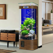 Fish Tanks Accessories New Style Aquarium Fish Bowl Modern Equipment Accent Decoration Aquarium Floor Furniture Acquario Lsyg