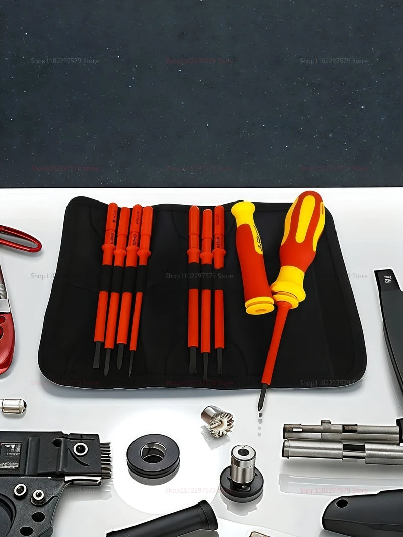 10 in 1 Insulated Electric Screwdriver Set 500V Hex Phillips Magnetic High Hardness Professional Electrician Tools