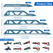Demolition Masonry Reciprocating Saw Blade Hard Alloy Blade for Cutting Brick, Wood, Metal, PVC Tube, Porous Concrete, Hand Tool