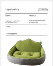 New dog bed with increased height and thickness, leaning against the mountain bed and pillow for neck protection, pet bed for sl