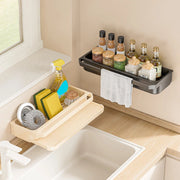 Kitchen Sink Organizer Drain Rack Self-draining Shelf Sponge Holder Dishcloth Faucet Storage Soap Drainer Kitchen Accessories