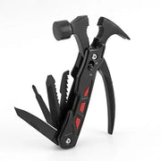 Outdoor Portable Repair Tool Claw Hammer Multi-Functional with Window Breaker Stainless Steel Pliers For Camping Tent Stakes