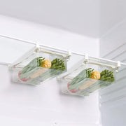 Hanging Fridge Storage Clear Refrigerator Shelves Organizer Eggs Fruits Vegetable Food Container Space Saving Kitchen Drawer Box
