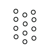 NEW 50pcs/lot Gardening Tools And Equipment O-Type Waterproof Rings Pipe Plastic Joint Sealing Rings Garden Accessories