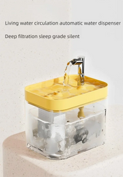 Cat Water Bowl Automatic Pet Fountain Cat Water Fountain Pet Water Dispenser Automatic Drinking Dispenser for Small Medium Pets