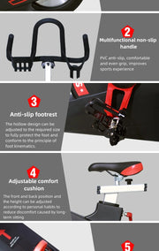 Top Sports Gym Indoor Professional Magnetic Body Fit Exercise Spinning Bike Stable Pedestal Fitness Bicycle Bike For Gym Club