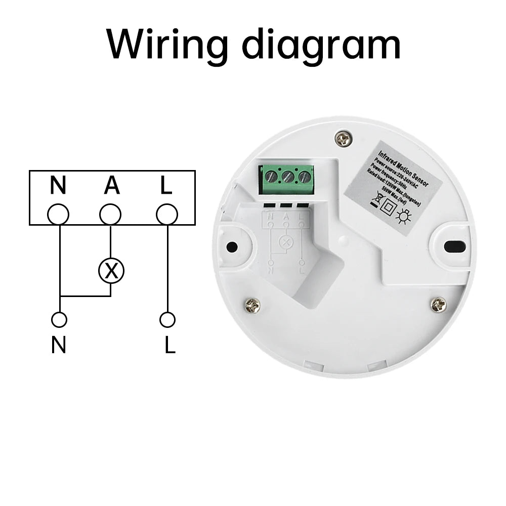 Smart Home Mini Motion Sensor Switch AC 220-240V Ceiling Infrared Human Body PIR Sensor Smarthome For Stairs Corridor Washrooms
