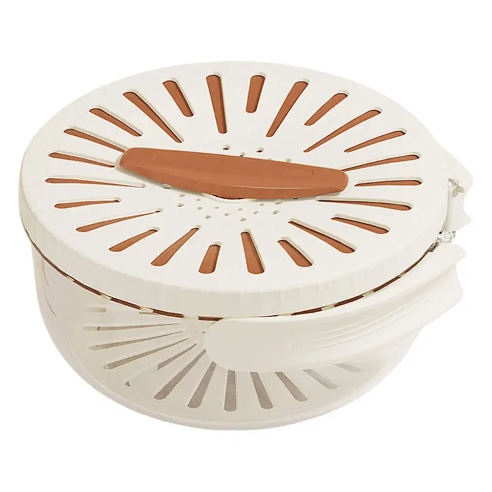 Multifunctional Drain Basket Fruit Vegetable Washing Strainer Basket WIth Lid Food Fresh Organizer Storage Box Kitchen Gadget