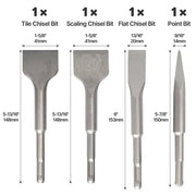 SDS PLUS Shank Electric Hammer Masonry Point Groove Flat Chisel Tools Wall Rock Drill Bit For Tile Cement Concrete Brick Stone