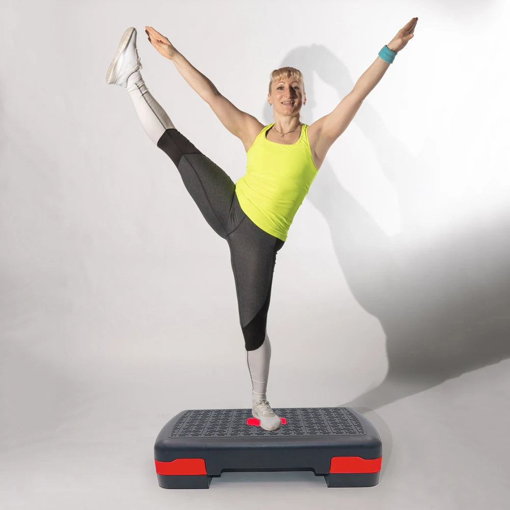 Fitness Pedal Stepper Cardio Pedal Exerciser Non-slip Stable 200KG Load-bearing Home Gym Exercise Portable Fitness Equipment