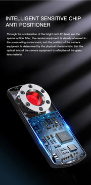 Hidden Camera Detector Anti Spy Gadget Professional Hunter Wireless Signal Car GPS Infrared Search Wiretapping Bug Mini Devices