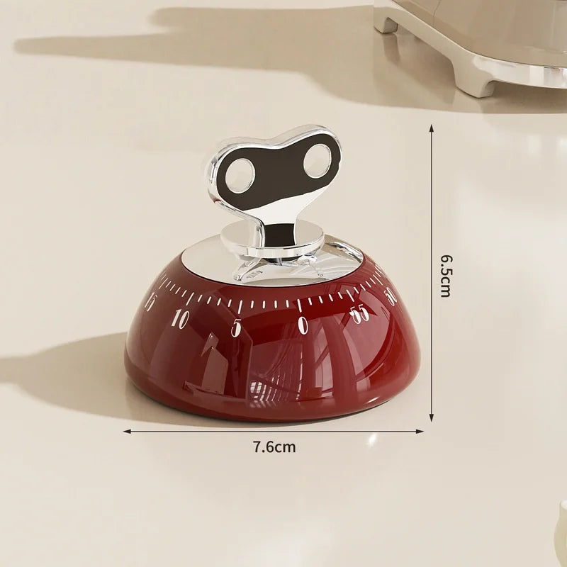 Kitchen Suction Timer,It Can Be Adsorbed Anywhere,Accurate Countdown,No Need for Batteries, A Great Helper for Kitchen Cooking