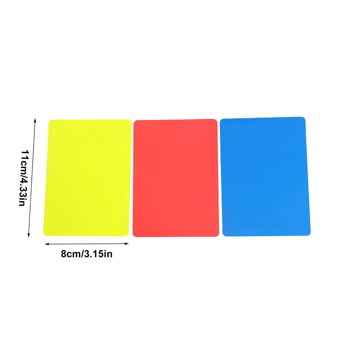 Soccer Referee Cards Professional Referee Gear Sports Official Equipment High Visibility Red Yellow Card for Football Basketball