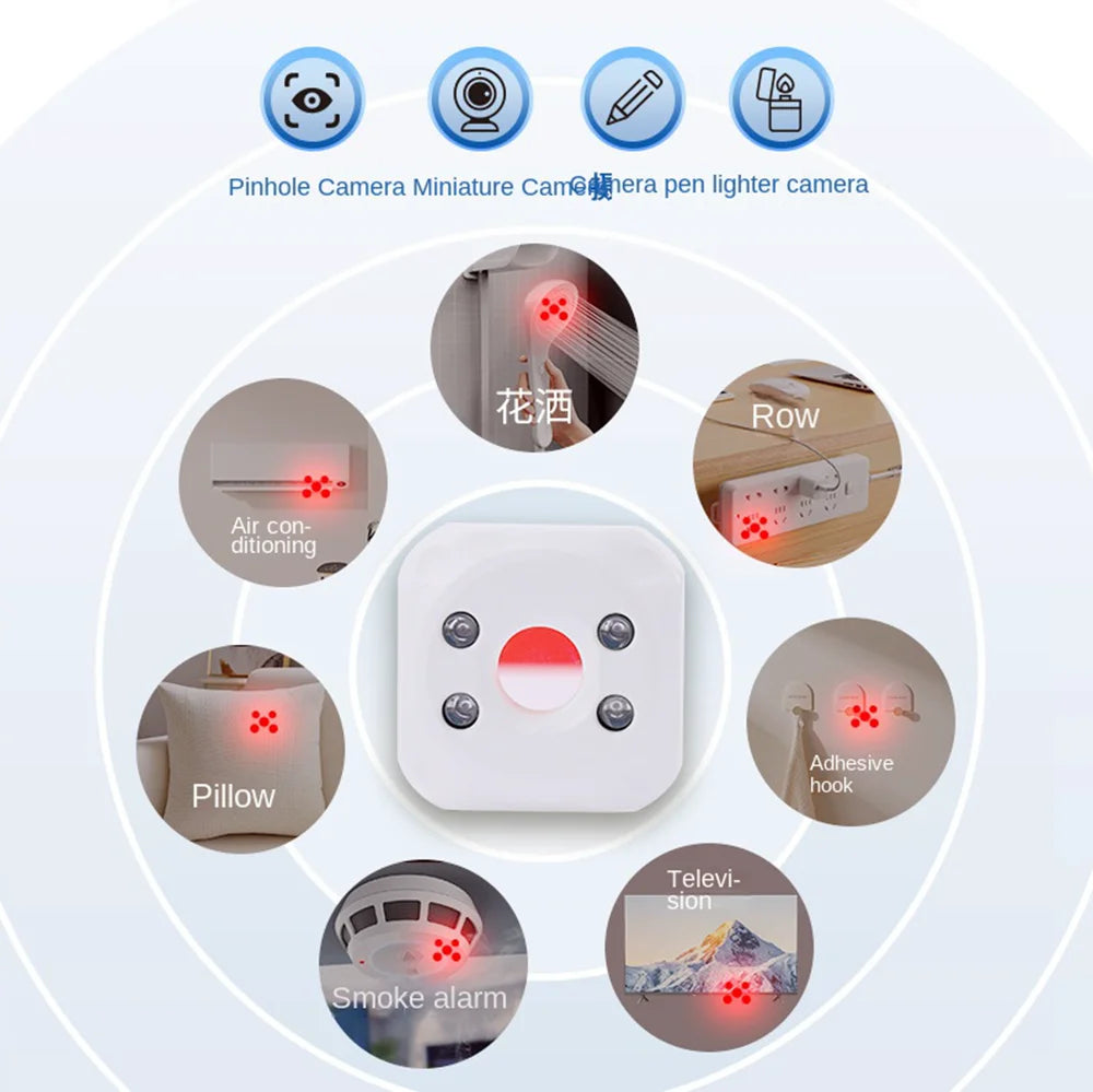 Wireless Anti Spy Detector Portable Infrared Camera Finder Security Protection Anti-Peeping Hidden Devices Camera Bug Detector