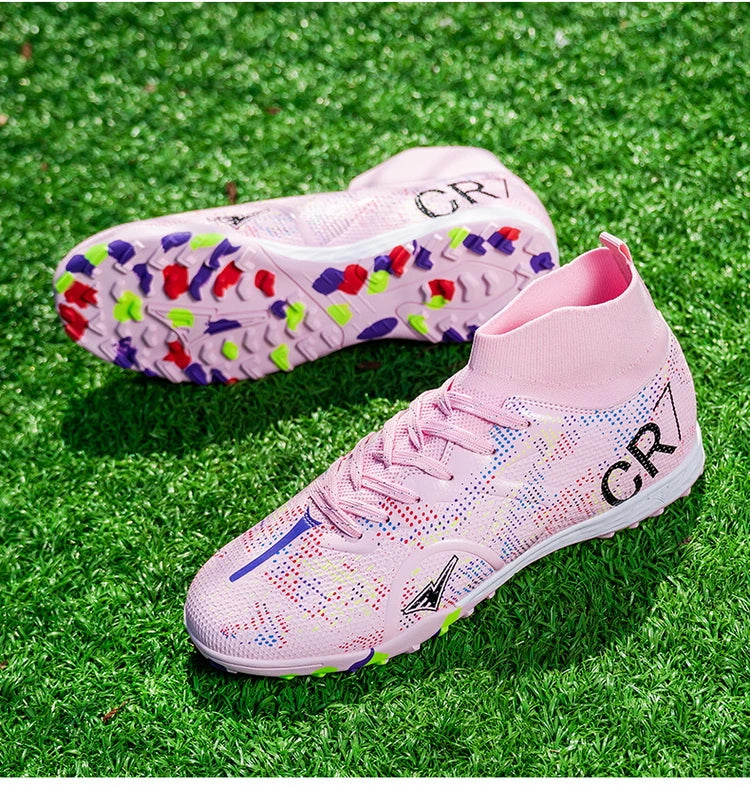 New Men Soccer Shoes Society Cleats Professional Football Boots Indoor Fast Football Field Boots Sneaker Boy Original Training