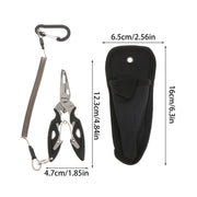 Multifunction Fishing Pliers Tools For Goods Tackle Gear Hook Recover Pliers Vise Knitting Flies Scissors Braid Set Fish Tongs