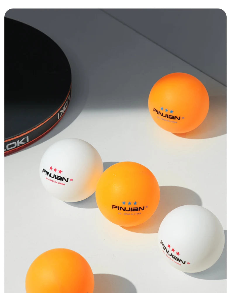 6-Pack 10-Pack 60-Pack Professional Table Tennis Balls for Training And Competition Indoor & Outdoor Sports Equipment