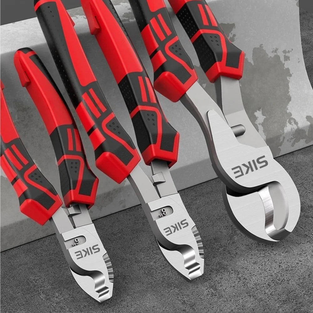 Cable cutters, electrician's pliers, wire strippers, crimping pliers, cable scissors, multi-purpose hand tools