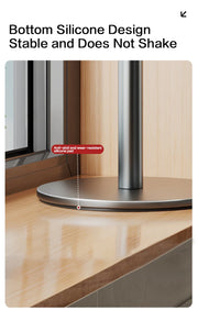 Kitchen Utensil Stand: Rotating Storage Hanger with 8 Hooks,for Countertop Organization rotatable Cooking Utensils Holder