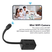 Mini WIFI Camera, HD 1080P X7 Mini WIFI Camera Surveillance Camera with Small Adjustable Snake Lens for Photo Video