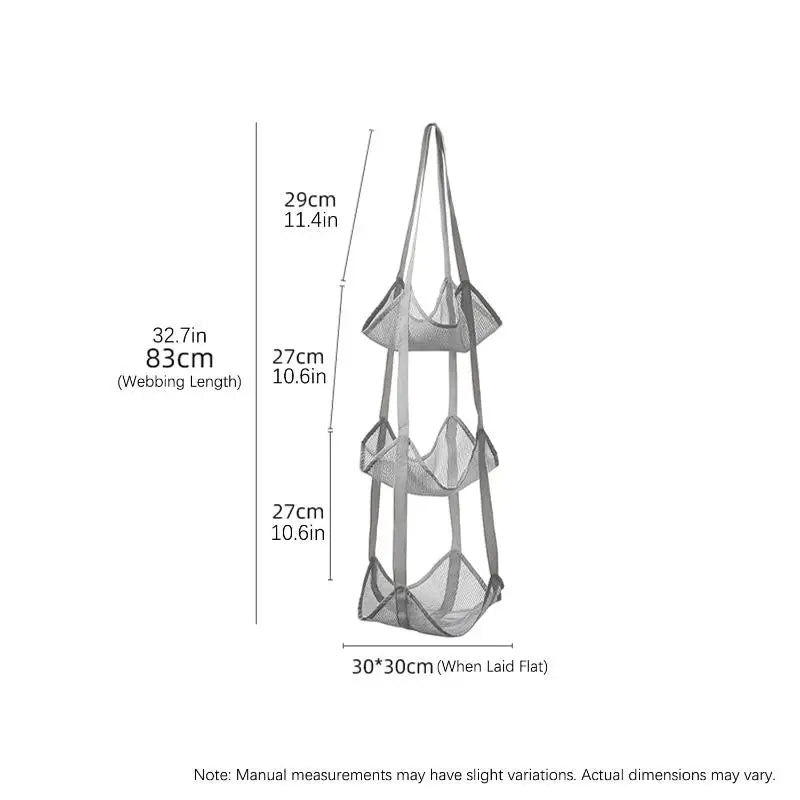 Storage Solution for Sports Equipment, Wall Mounted Mesh Hanging Bag for Basketball Soccer.