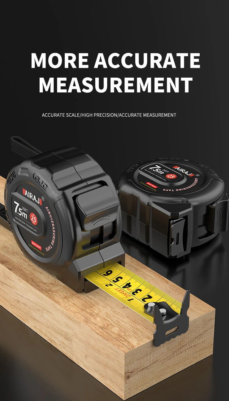 3m/5m/7.5m Tape Measure, Easy Read Measuring Tape Retractable With Lock,Ft/Metric