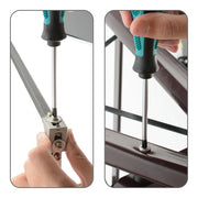 Multipurpose Handle Screwdrivers Set With Magnetic Insulated Security Repair Hand Tools Cross/Straight Type Mini Screw Driver