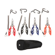 Multifunction Fishing Pliers Tools For Goods Tackle Gear Hook Recover Pliers Vise Knitting Flies Scissors Braid Set Fish Tongs