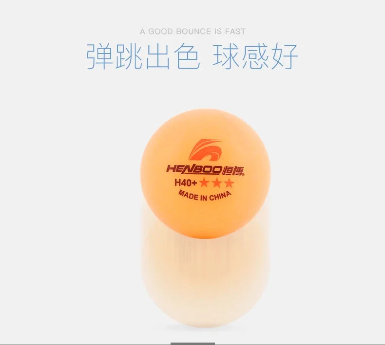 H40+New Material Table Tennis One Star Two Star Three Star Stable Endurance Training Ball