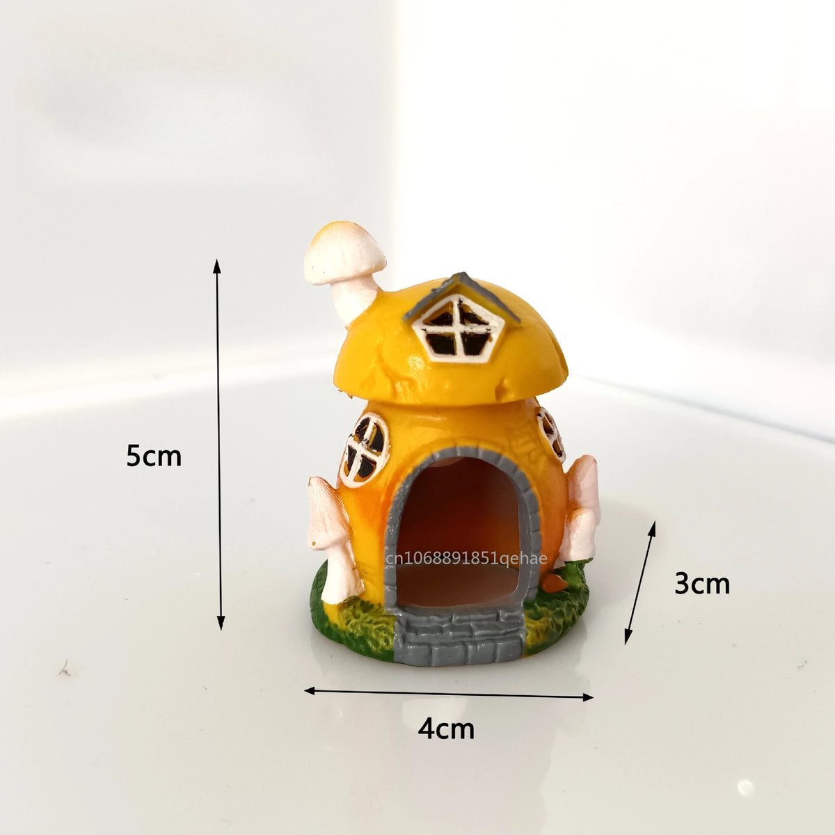 Aquarium Decoratations Fish Tanks Accessories for Fish Shrimp Hiding Shelter Simulation PVC Mini Mushroom Conch House Ornaments