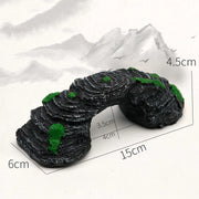 Fish Tank Artificial Bridge Resin Landscape Decoration Bridge Aquarium Equipment Accessories Ornament Cave Aquatic Pet Fish
