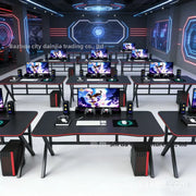 Gaming Desk for PC Desktop Computer Workstation Modern Office Desk Home Study Table Ergonomic Computer Desk for Students and