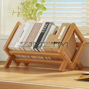 Desktop Bookshelf Home Living Room Small Decoration Bamboo Decorative Shelf Desk Multi-shelf Bookcase Storage Shelf