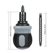 Premium Ergonomic Ratchet Screwdriver Set - Double-Headed, Labor-Saving, Comfort Grip for Max Efficiency & Durability