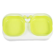 Double Pet Bowls Set for Dogs - Durable Non-Slip Food Water Feeder Dish Pet Supplies