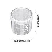 Large Capacity Kitchen Food Storage Canisters Transparent Sealed Grain Fresh Preservation Box Household Plastic Cereal Jars