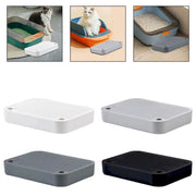 Cat litter box, foot board, stays tidy, detachable, portable, easy to clean,