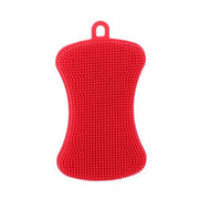 Kitchen Silicone Sponge Dish Washing Scrubber Household Dishes Cleaning Sponge Kitchen Gadgets Brush Accessories