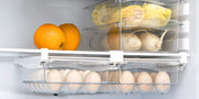 Hanging Fridge Storage Clear Refrigerator Shelves Organizer Eggs Fruits Vegetable Food Container Space Saving Kitchen Drawer Box