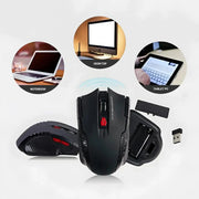 2.4G Wireless Mouse with USB Receiver Ergonomic Optical Mouse Universal Compatibility Computer Gaming Mouse Gift for PC Laptop