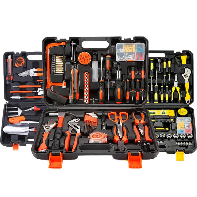 New Hardware Tool Set Combination Tool Set Multifunctional Household Use Manual Woodworking Toolbox Manual Repair Tool Sets