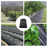 Garden Landscape Fabric Weed Barrier Heavy Duty Driveway Gardening Mat for Agriculture  Degradable Polypropylene Ground Cover