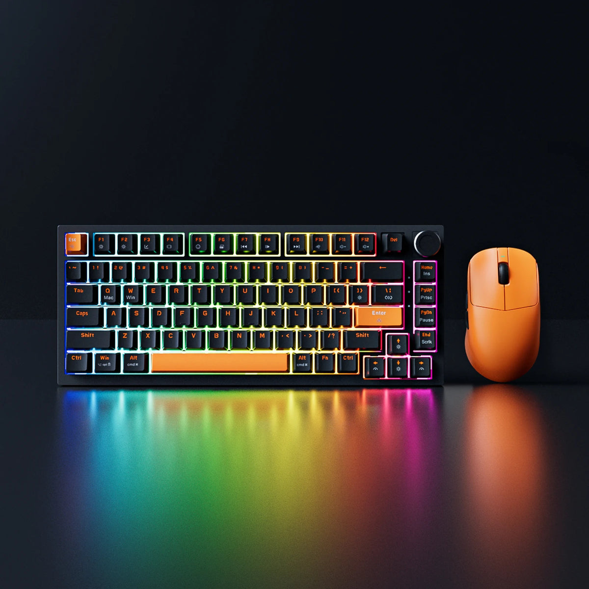 KYSONA KM82 HE Wired Gaming Keyboard Magnetic Switch 75% 82 Key 8000Hz Polling Rate PBT Ultra-Precision 0.005mm RGB For Gamer