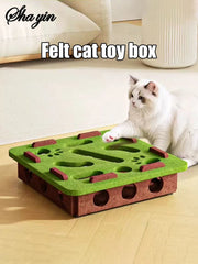 Cat Toys Are A Great Tool For Relieving Boredom, Cats, Pets, Puzzle Puzzles, Mazes, Digging Holes, Felt Boxes