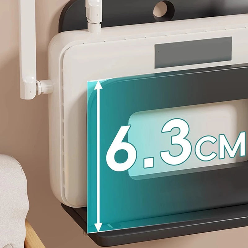 1 Pcs Adjustable Small Device Wall Mount Holder For Router,Modem,TV Box And Other Media Players