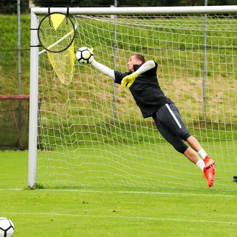Soccer Target Goal, Easy to Attach and Detach to The Goal, for Shooting Accuracy Training Positioning football training Net Bag